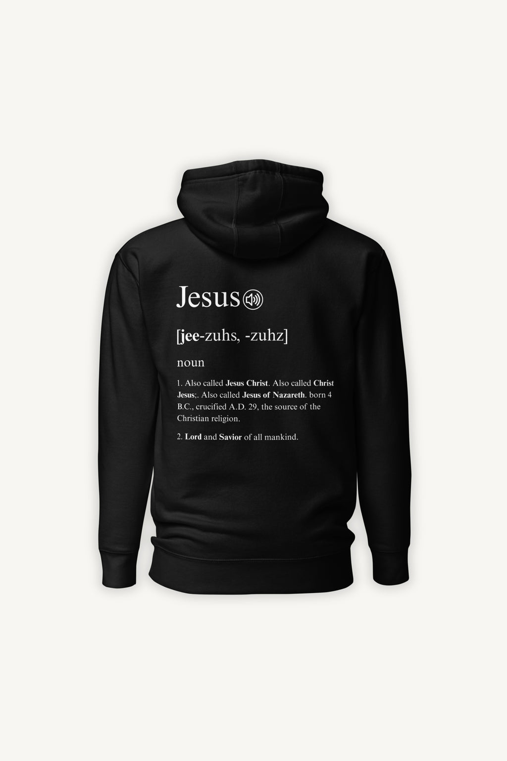 Jesus Definition Hoodie