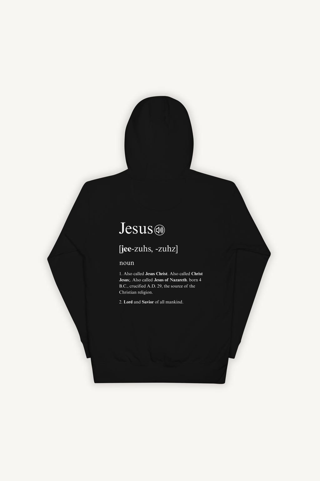 Jesus Definition Hoodie
