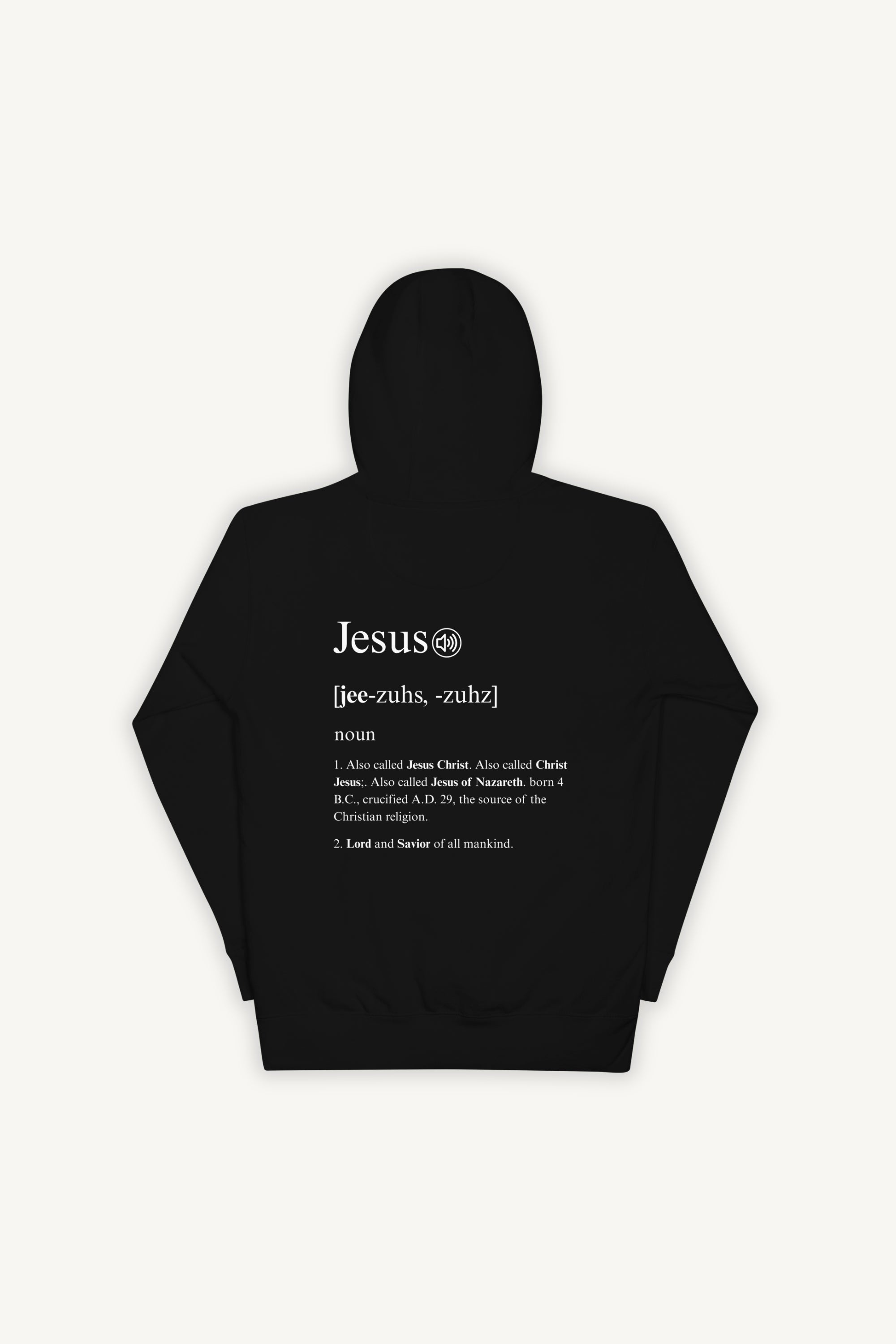 Jesus Definition Hoodie